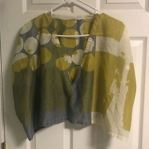Pilgrim Waters crop top one size hand painted EUC - Picture 2 of 8